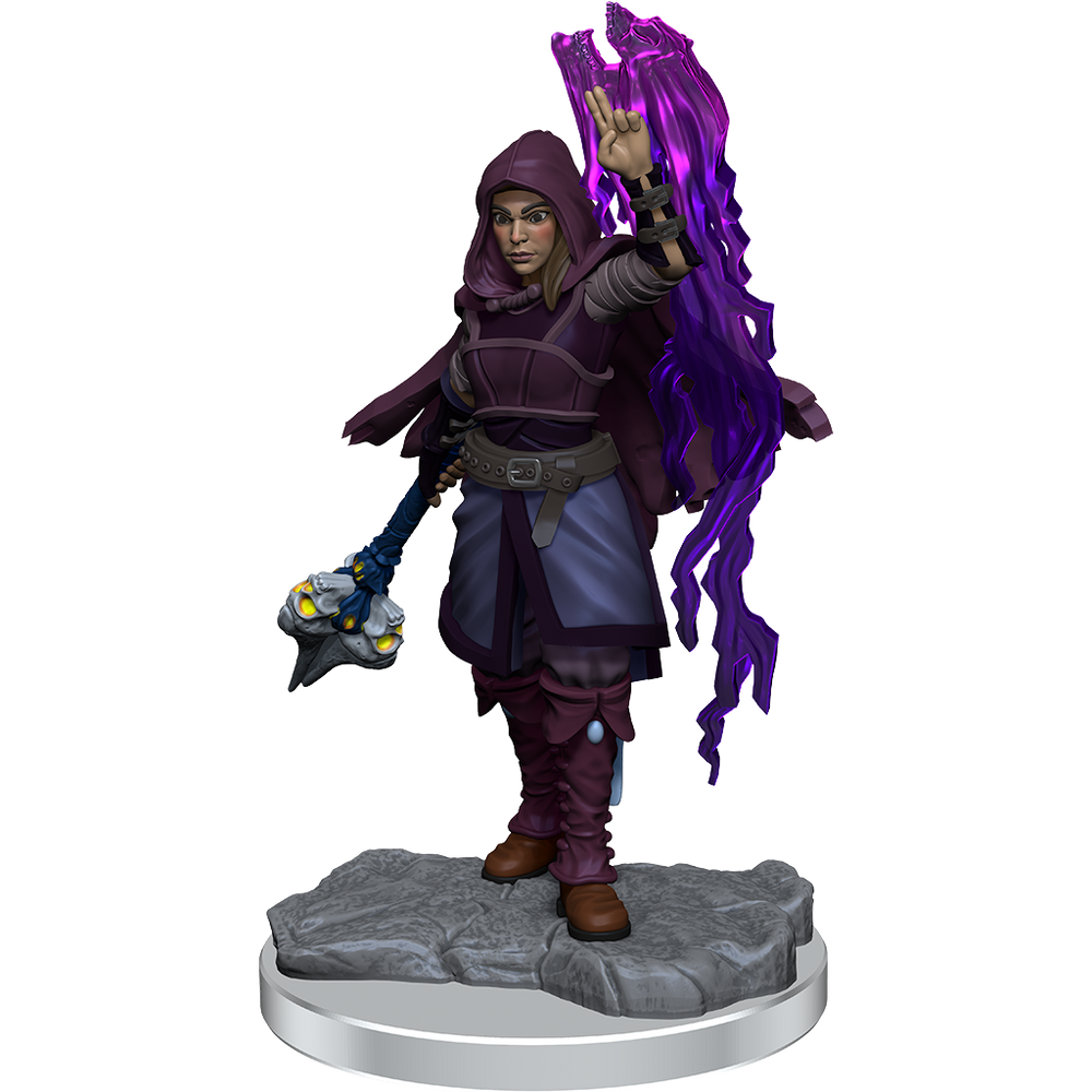 D&D: Nolzur's Marvelous Miniatures - Half-Elf Warlock (ONLINE ORDER ONLY)