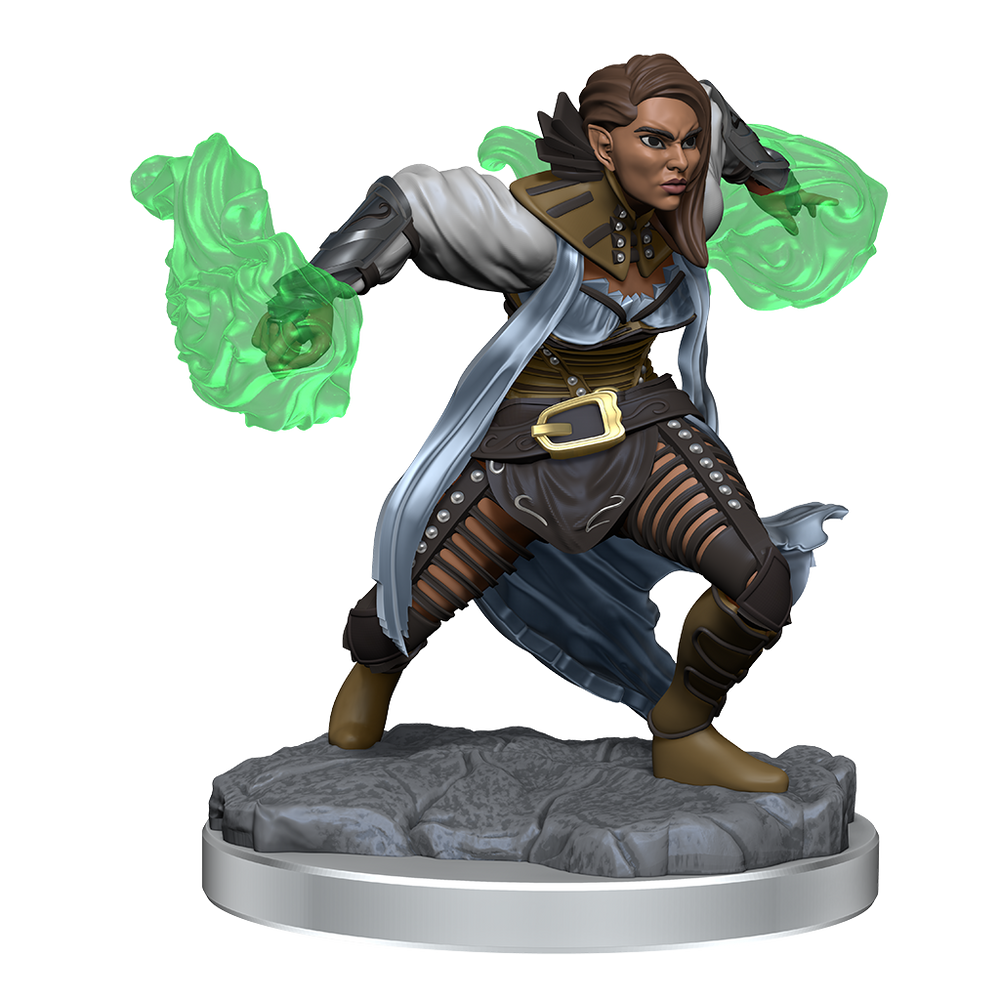 D&D: Nolzur's Marvelous Miniatures - Half-Elf Warlock (ONLINE ORDER ONLY)