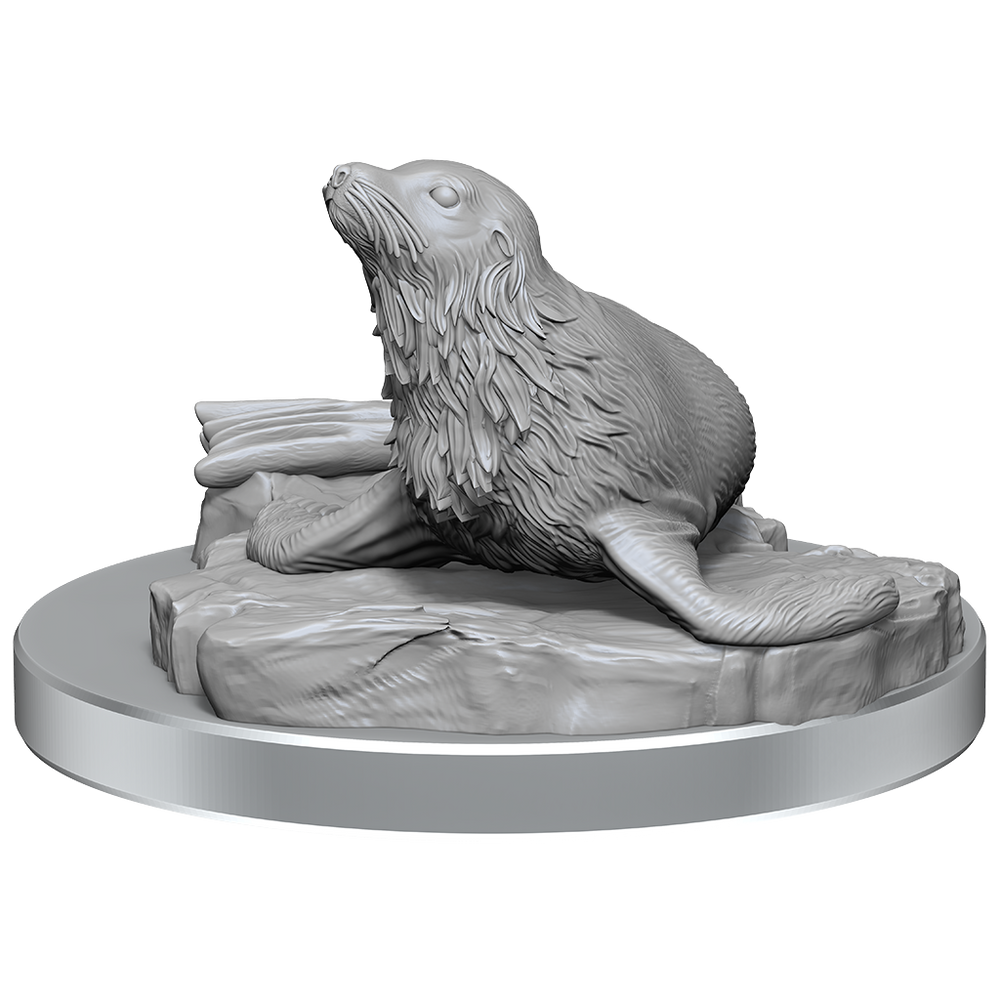 D&D: Nolzur's Marvelous Miniatures - Locathah & Seal (ONLINE ORDER ONLY)