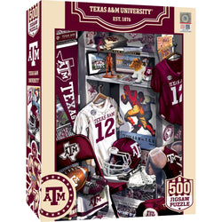 Texas A&M Aggies - Locker Room 500 Piece Jigsaw Puzzle (ONLINE ORDER ONLY)