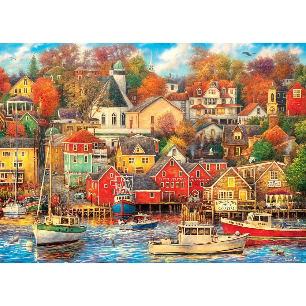 Art Gallery - Good Times Harbor 1000 Piece Jigsaw Puzzle (ONLINE ORDER ONLY)