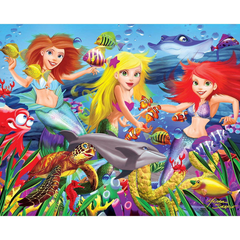 Glow in the Dark 100 Piece Jigsaw Puzzles - 4-Pack V1