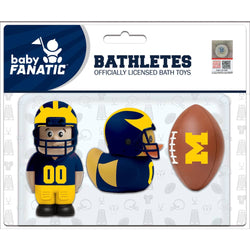 Bathletes - Michigan Wolverines NCAA Bath Toys (ONLINE ORDER ONLY)
