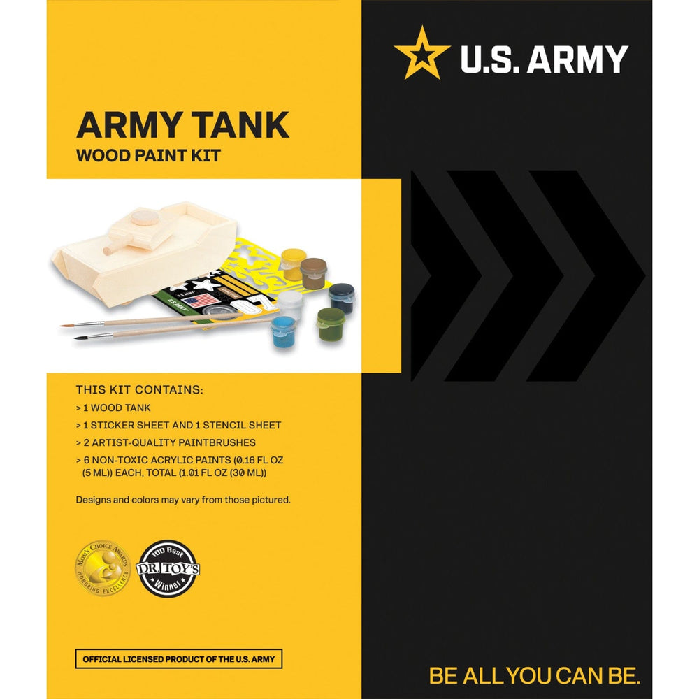 U.S. Army - Tank Wood Craft & Paint Kit (ONLINE ORDER ONLY)