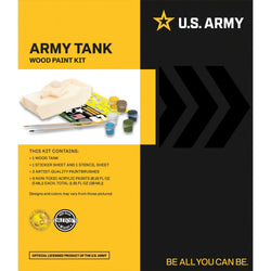 U.S. Army - Tank Wood Craft & Paint Kit (ONLINE ORDER ONLY)