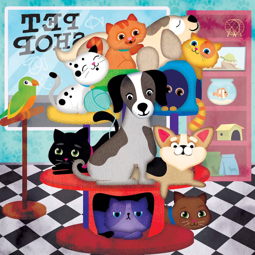 Space Savers - Pet Shop 48 Piece Value Puzzle (ONLINE ORDER ONLY)