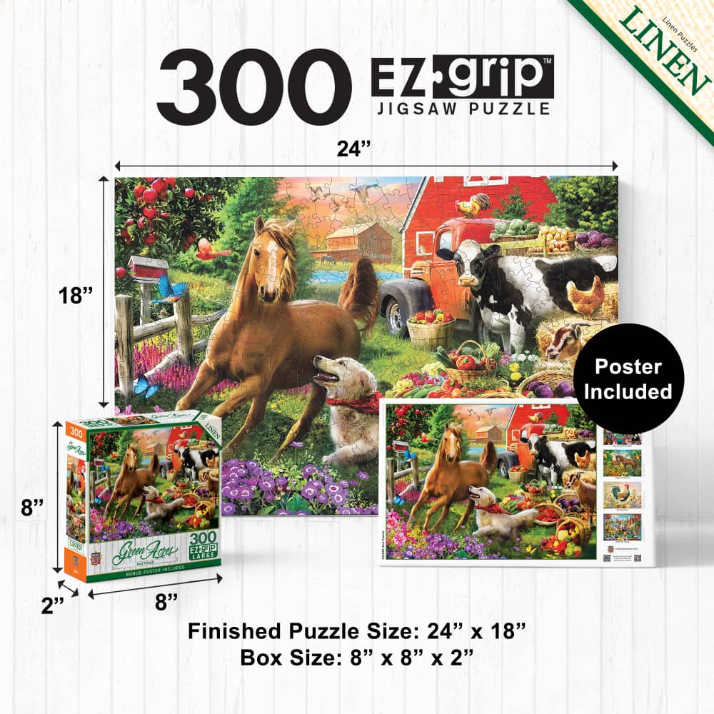 Green Acres - Best Friends 300 Piece EZ Grip Jigsaw Puzzle