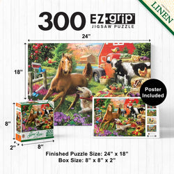 Green Acres - Best Friends 300 Piece EZ Grip Jigsaw Puzzle