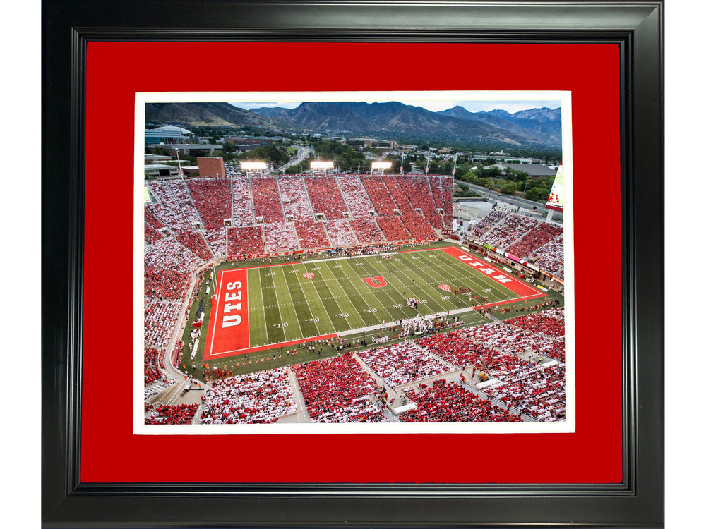 Framed Rice-Eccles Stadium Utah Utes 11"x14" NCAA Football Photo Professionally Matted (ONLINE ORDER ONLY)