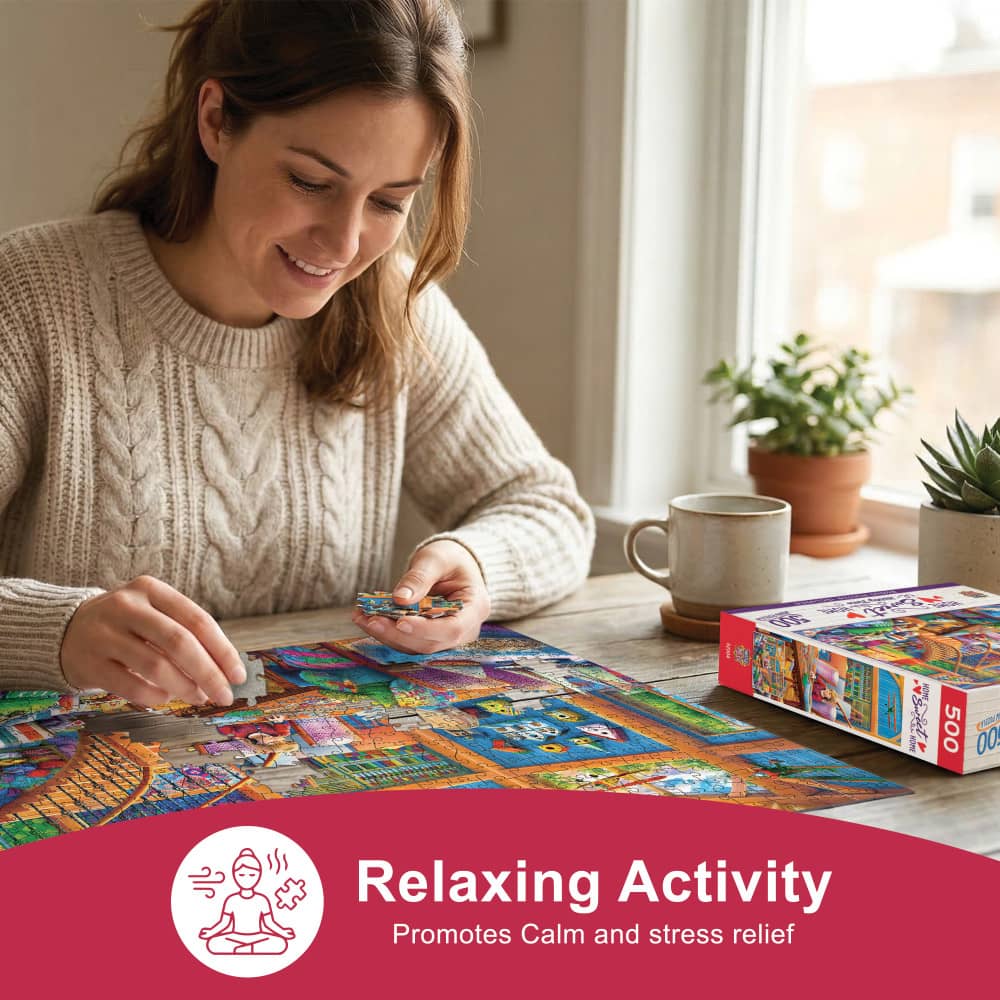 Home Sweet Home - Hobby Time 500 Piece Jigsaw Puzzle