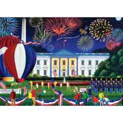 Americana - White House Fireworks 500 Piece EZ Grip Jigsaw Puzzle (ONLINE ORDER ONLY)