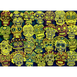 Glow in the Dark - Sugar Skull Cookies 1000 Piece Jigsaw Puzzle