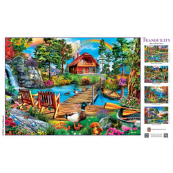 Tranquility - Island Retreat 1000 Piece Jigsaw Puzzle