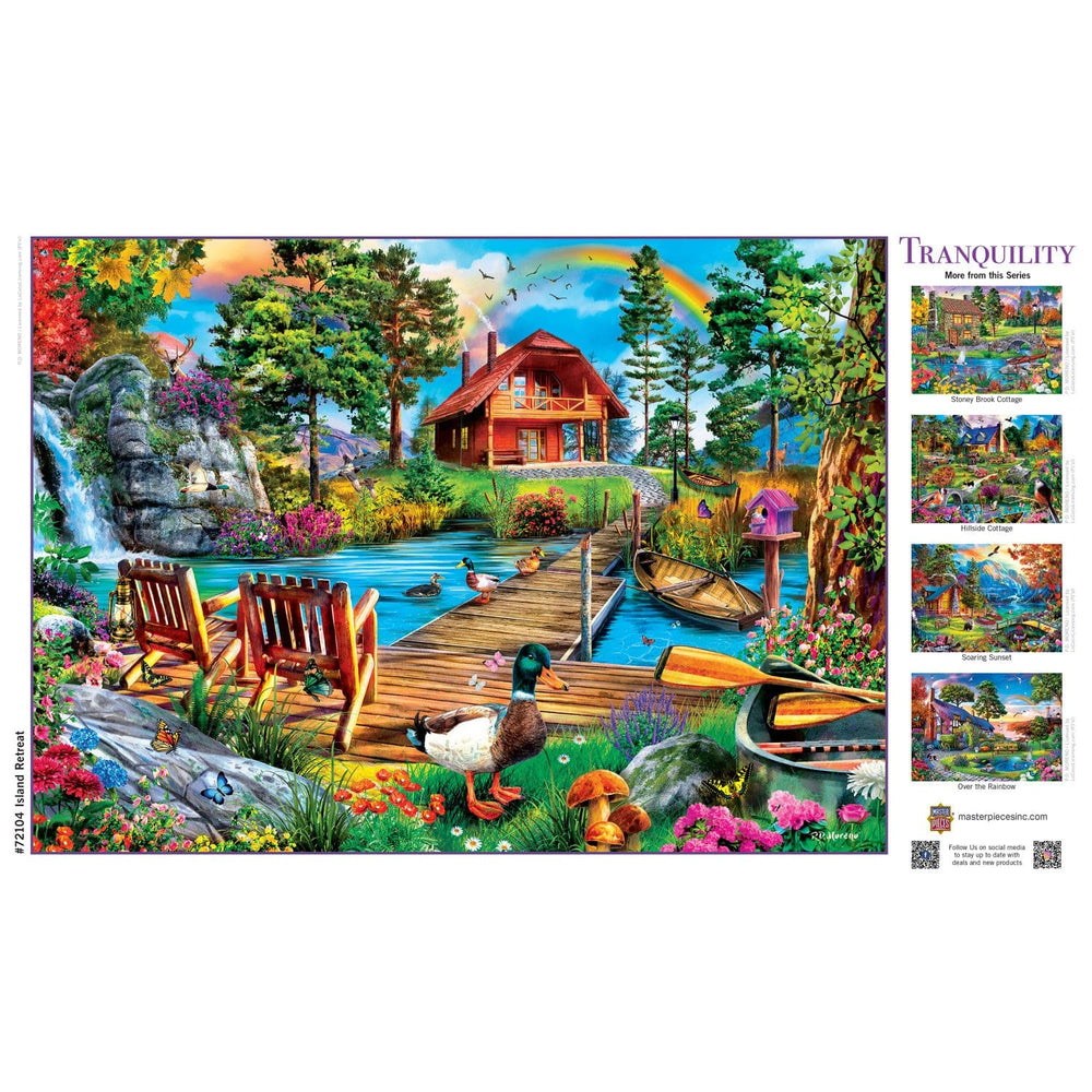 Tranquility - Island Retreat 1000 Piece Jigsaw Puzzle
