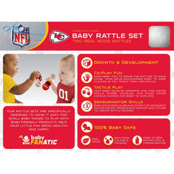 Kansas City Chiefs - Baby Rattles 2-Pack (ONLINE ORDER ONLY)