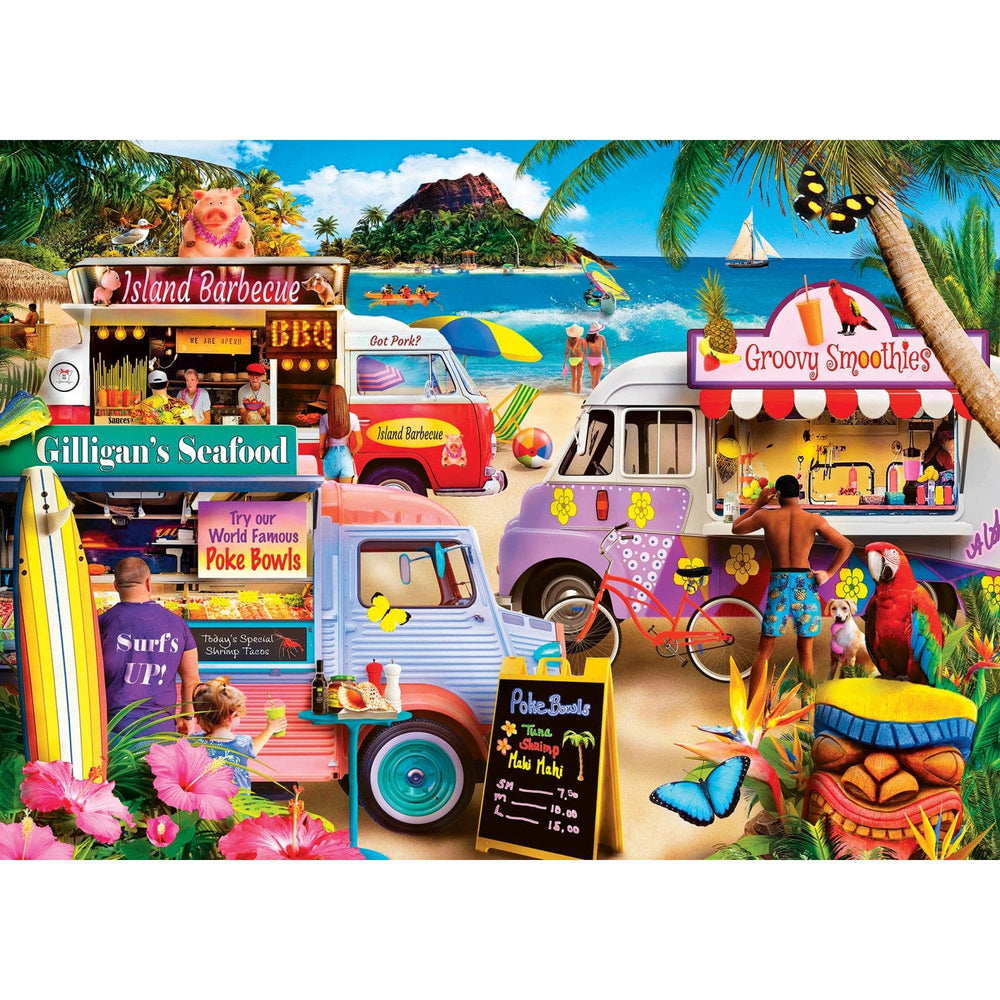 Food Truck Roundup - Surf's Up 1000 Piece Jigsaw Puzzle (ONLINE ORDER ONLY)