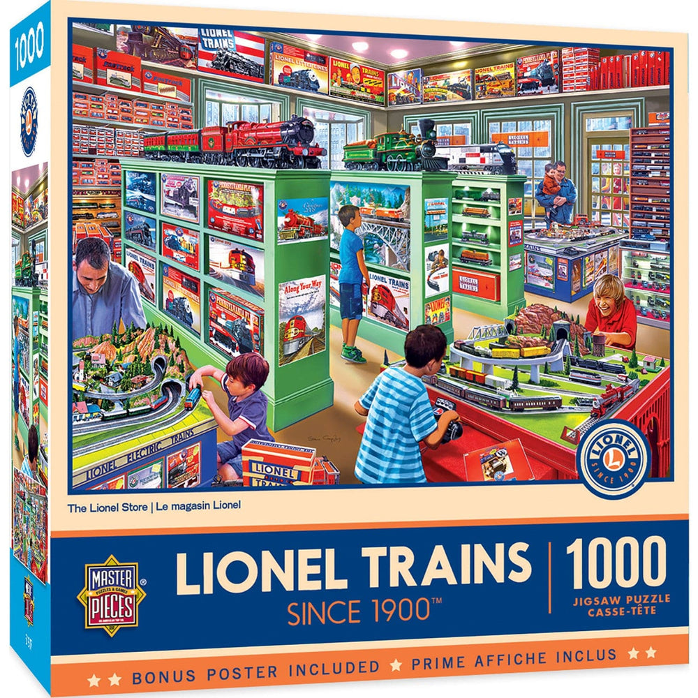 Lionel Trains - The Lionel Store 1000 Piece Jigsaw Puzzle (ONLINE ORDER ONLY)