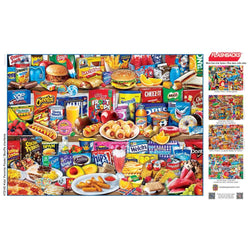Flashbacks - Kids Favorite Foods 1000 Piece Jigsaw Puzzle (ONLINE ORDER ONLY)
