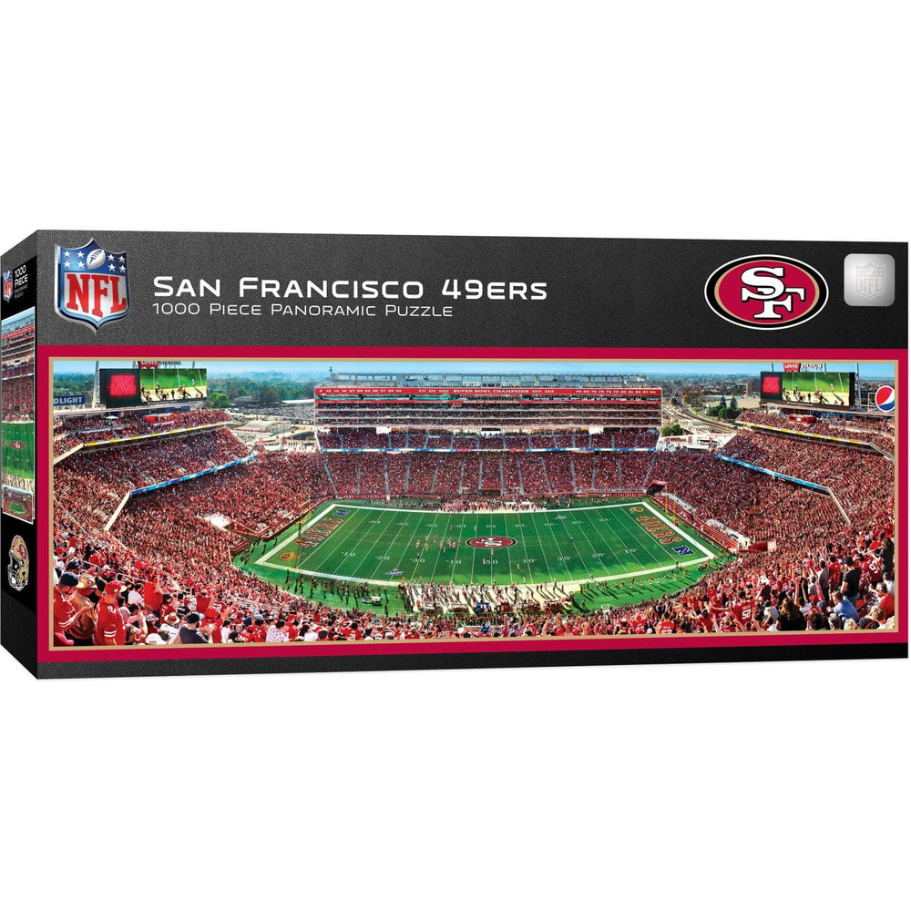 San Francisco 49ers - 1000 Piece Panoramic Jigsaw Puzzle - Center View (ONLINE ORDER ONLY)