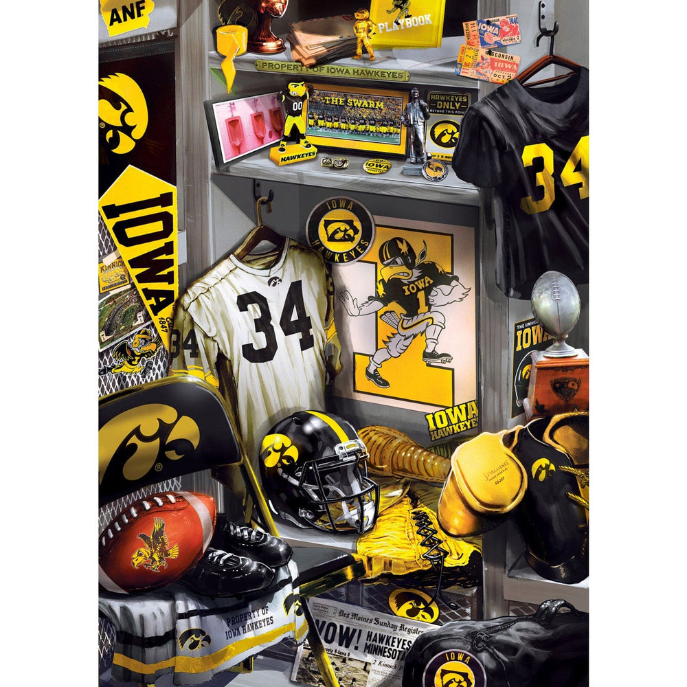 Iowa Hawkeyes - Locker Room 500 Piece Jigsaw Puzzle (ONLINE ORDER ONLY)