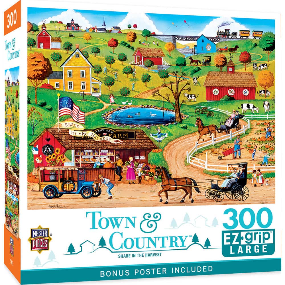 Town & Country - Share in the Harvest 300 Piece EZ Grip Jigsaw Puzzle