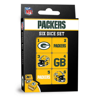 Green Bay Packers Dice Set - 19mm (ONLINE ORDER ONLY)