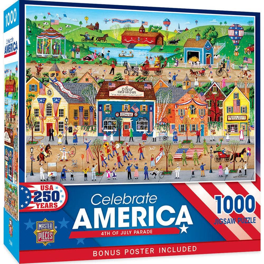 Celebrate America - 4th of July Parade 1000 Piece Jigsaw Puzzle