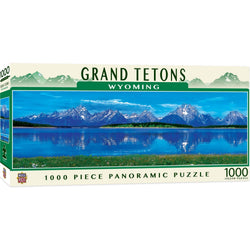 Grand Tetons, Wyoming 1000 Piece Panoramic Jigsaw Puzzle (ONLINE ORDER ONLY)