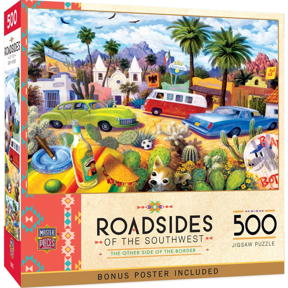 Roadsides of the Southwest - Other Side of the Border 500 Piece Jigsaw Puzzle (ONLINE ORDER ONLY)
