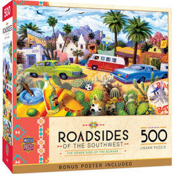 Roadsides of the Southwest - Other Side of the Border 500 Piece Jigsaw Puzzle (ONLINE ORDER ONLY)