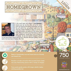 Homegrown - Harvest Hill Farm 750 Piece Jigsaw Puzzle (ONLINE ORDER ONLY)