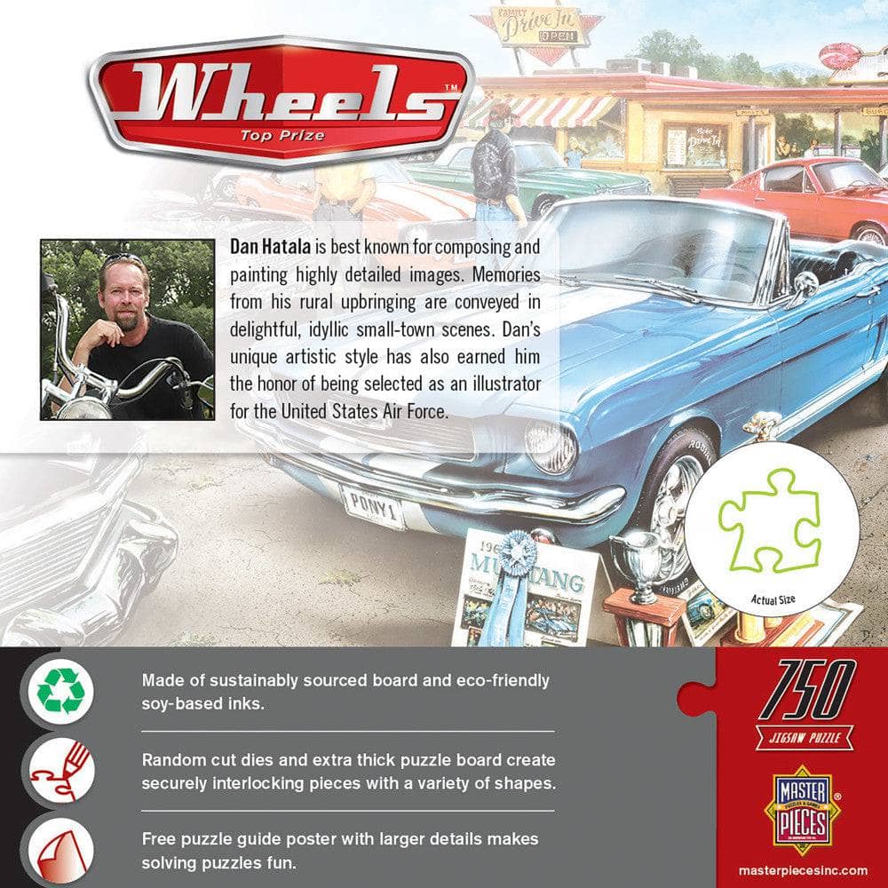 Wheels - Top Prize 750 Piece Jigsaw Puzzle (ONLINE ORDER ONLY)