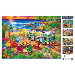 Seek & Find - Beach Bum Bliss 1000 Piece Jigsaw Puzzle (ONLINE ORDER ONLY)