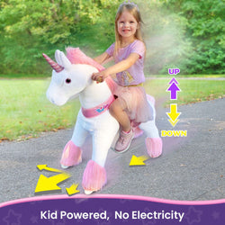 Model U Ride-On Unicorn Age 3-4 Pink (ONLINE ORDER ONLY)