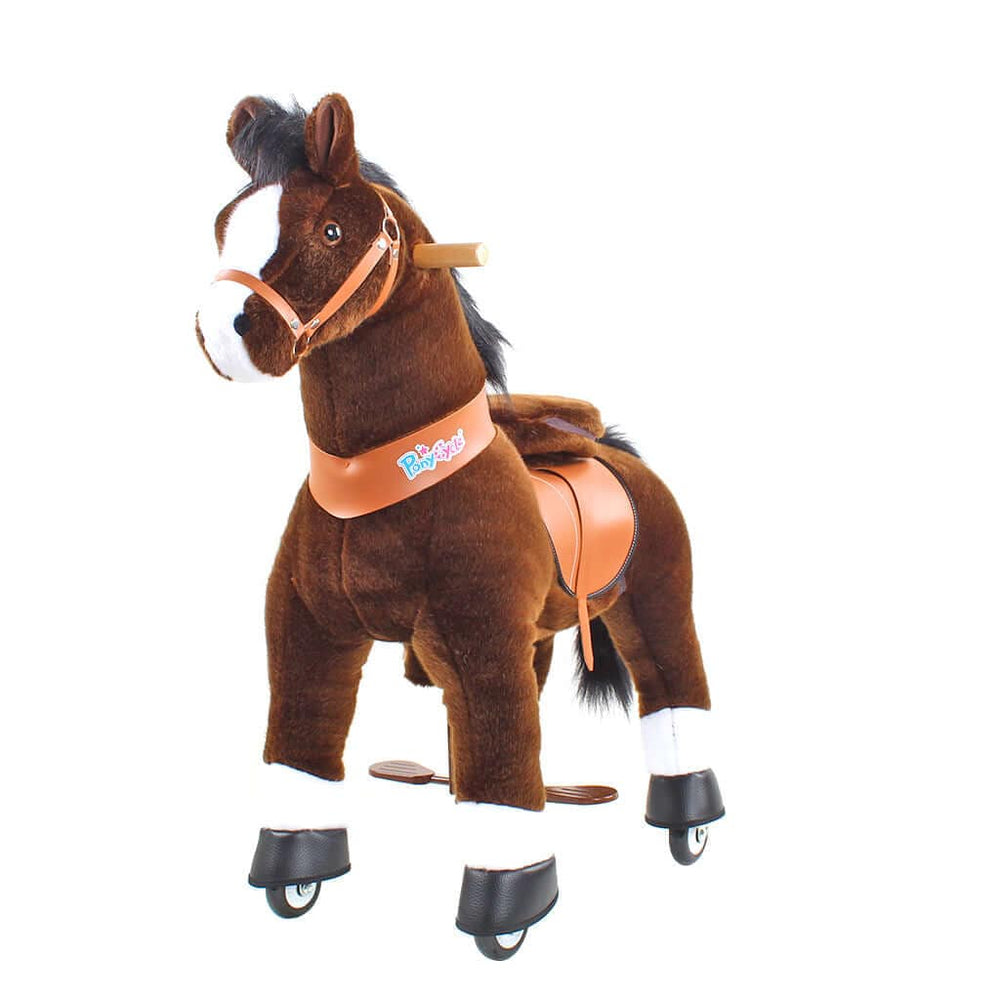 Model U Ride On Horse Toy Age 3-4 Chocolate (ONLINE ORDER ONLY)