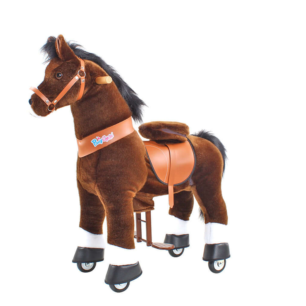 Model U Ride On Horse Toy Age 3-4 Chocolate (ONLINE ORDER ONLY)