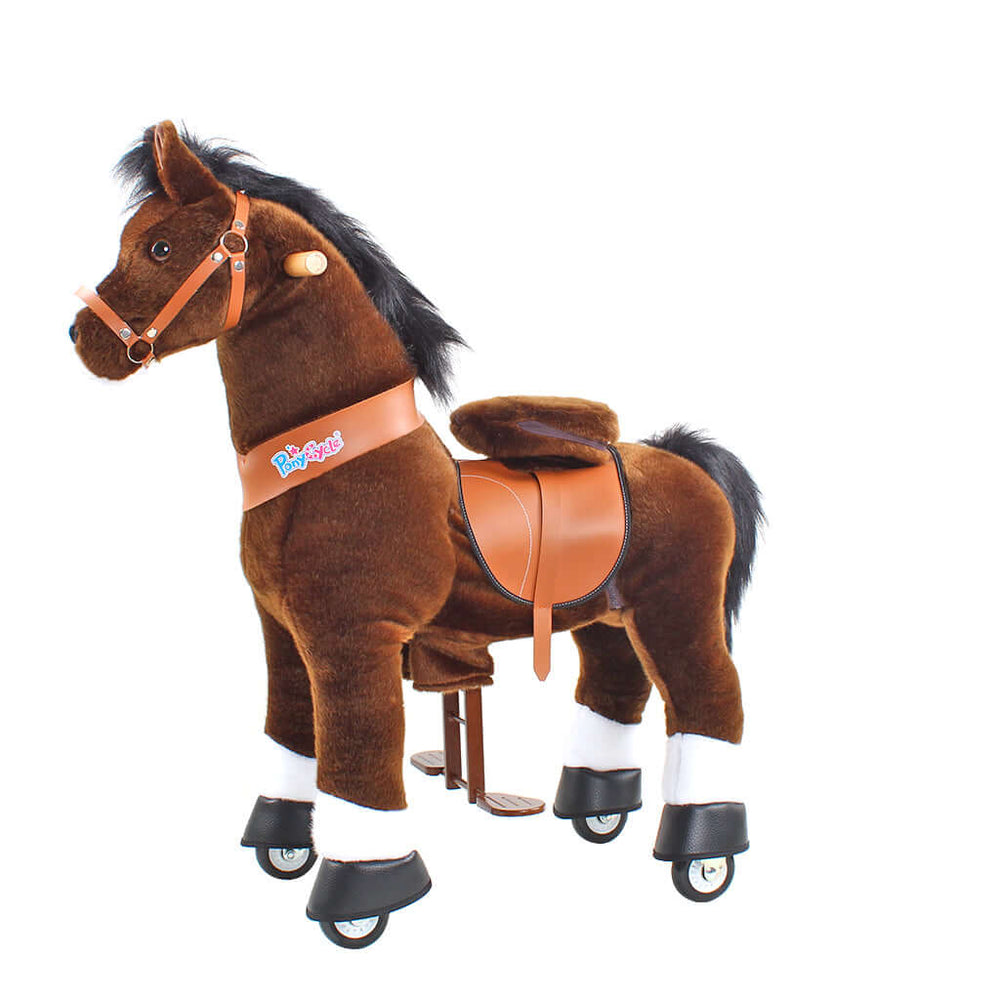 Model U Ride On Horse Toy Age 3-4 Chocolate (ONLINE ORDER ONLY)