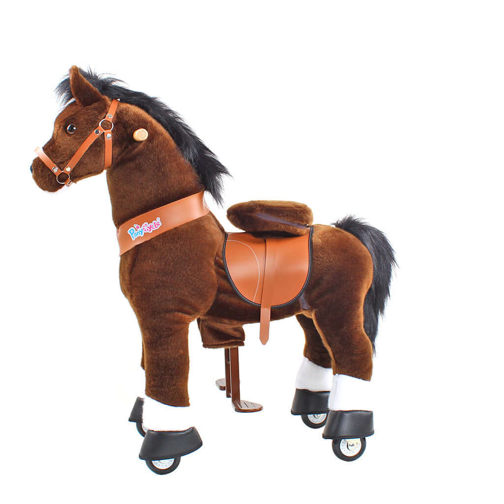 Model U Ride On Horse Toy Age 3-4 Chocolate (ONLINE ORDER ONLY)