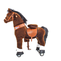 Model U Ride On Horse Toy Age 3-4 Chocolate (ONLINE ORDER ONLY)