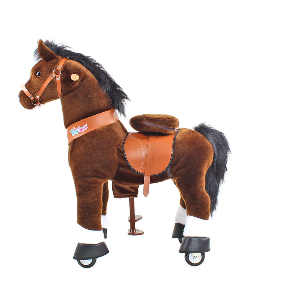 Model U Ride On Horse Toy Age 3-4 Chocolate (ONLINE ORDER ONLY)