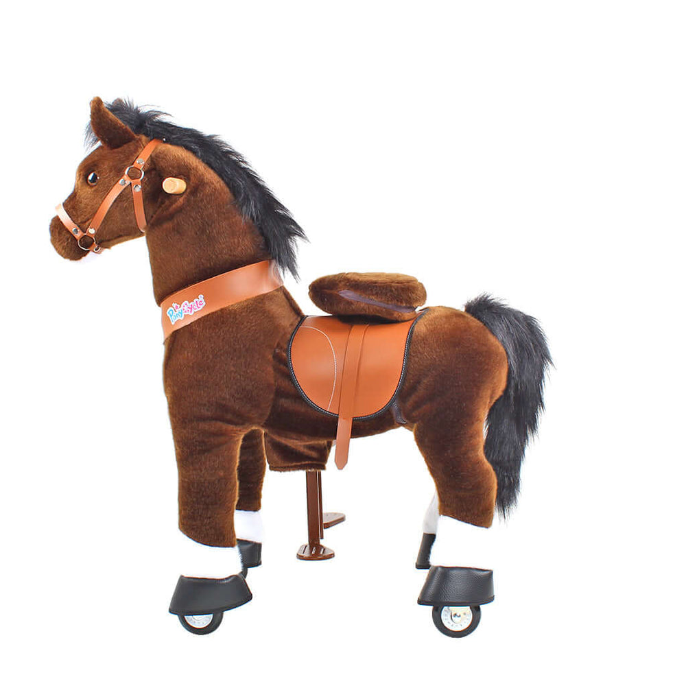 Model U Ride On Horse Toy Age 3-4 Chocolate (ONLINE ORDER ONLY)