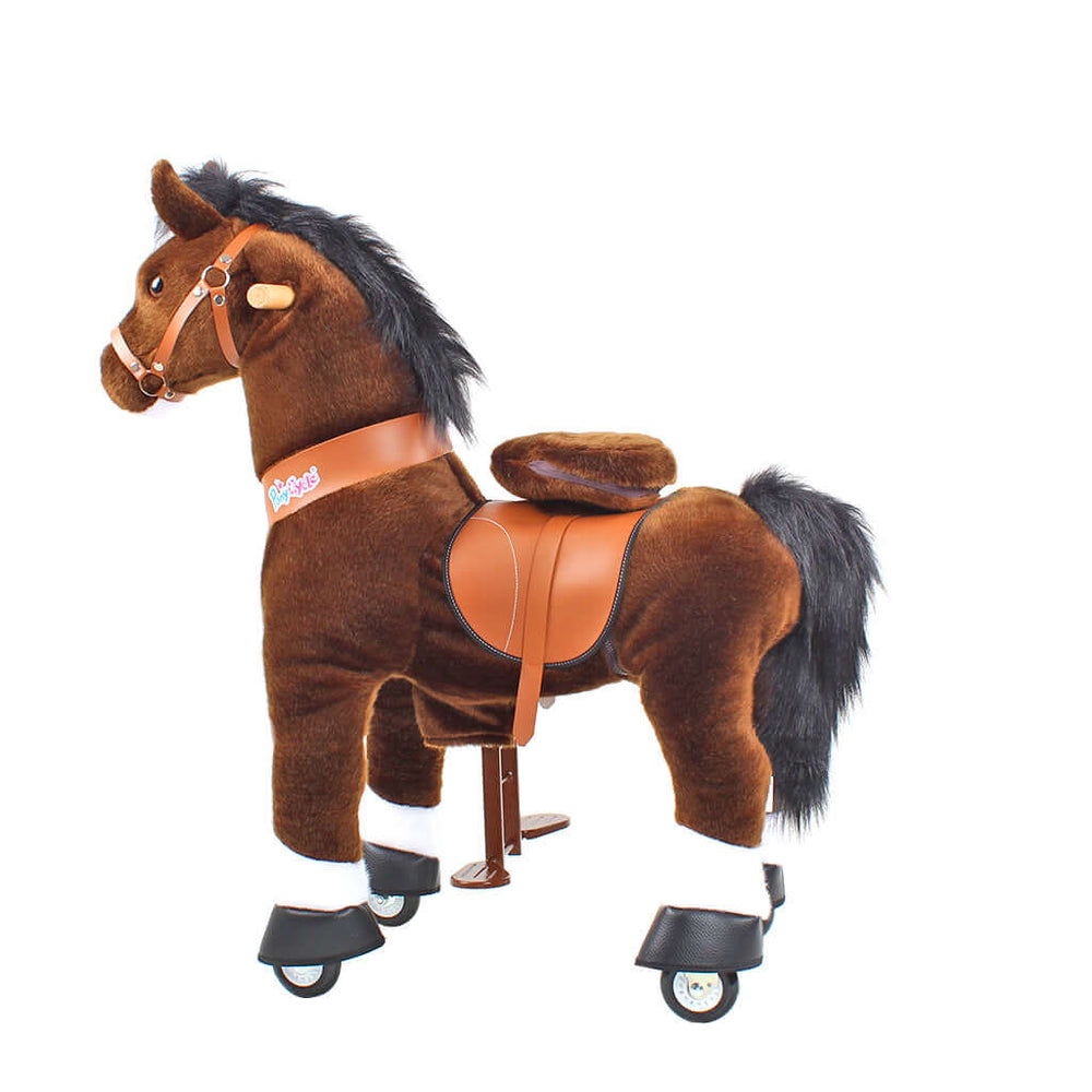 Model U Ride On Horse Toy Age 3-4 Chocolate (ONLINE ORDER ONLY)