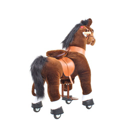 Model U Ride On Horse Toy Age 3-4 Chocolate (ONLINE ORDER ONLY)