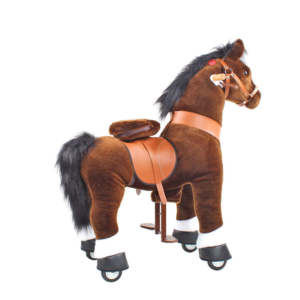 Model U Ride On Horse Toy Age 3-4 Chocolate (ONLINE ORDER ONLY)