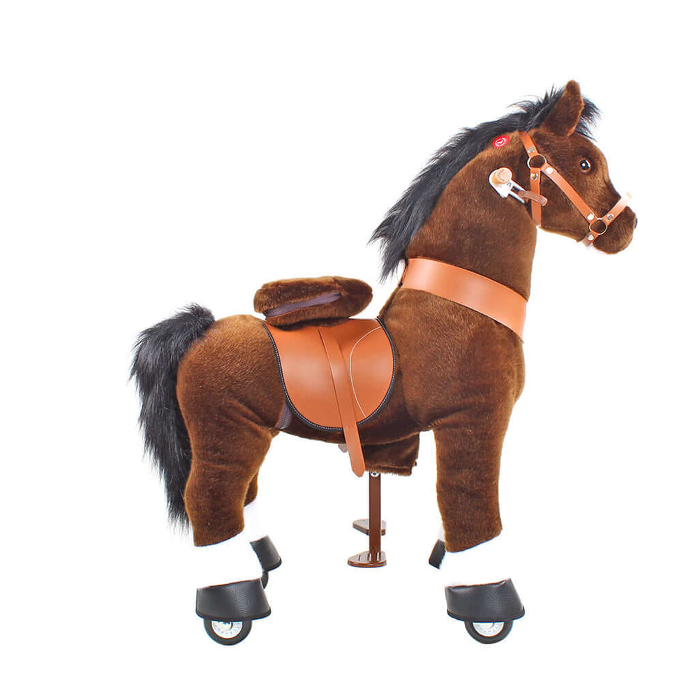 Model U Ride On Horse Toy Age 3-4 Chocolate (ONLINE ORDER ONLY)