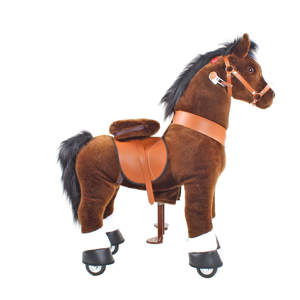Model U Ride On Horse Toy Age 3-4 Chocolate (ONLINE ORDER ONLY)