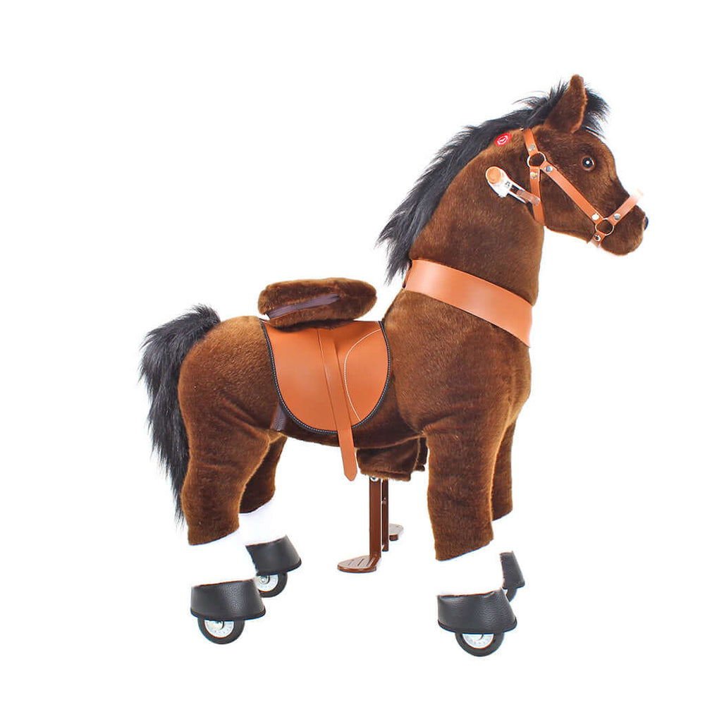 Model U Ride On Horse Toy Age 3-4 Chocolate (ONLINE ORDER ONLY)