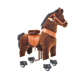 Model U Ride On Horse Toy Age 3-4 Chocolate (ONLINE ORDER ONLY)