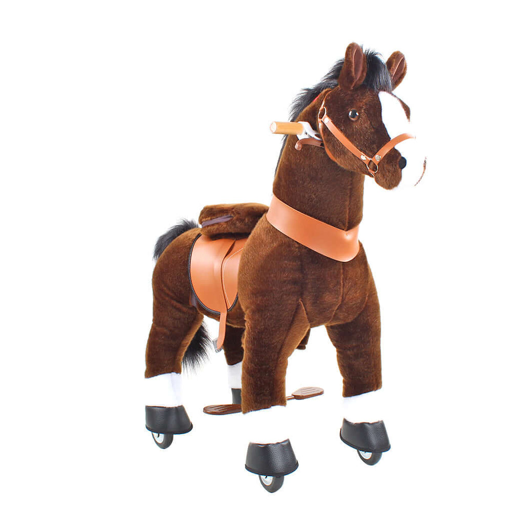 Model U Ride On Horse Toy Age 3-4 Chocolate (ONLINE ORDER ONLY)
