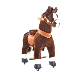 Model U Ride On Horse Toy Age 3-4 Chocolate (ONLINE ORDER ONLY)